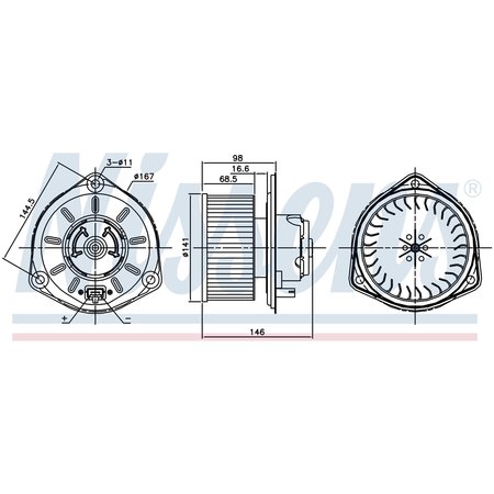 NISSEN Blower, 87168 87168